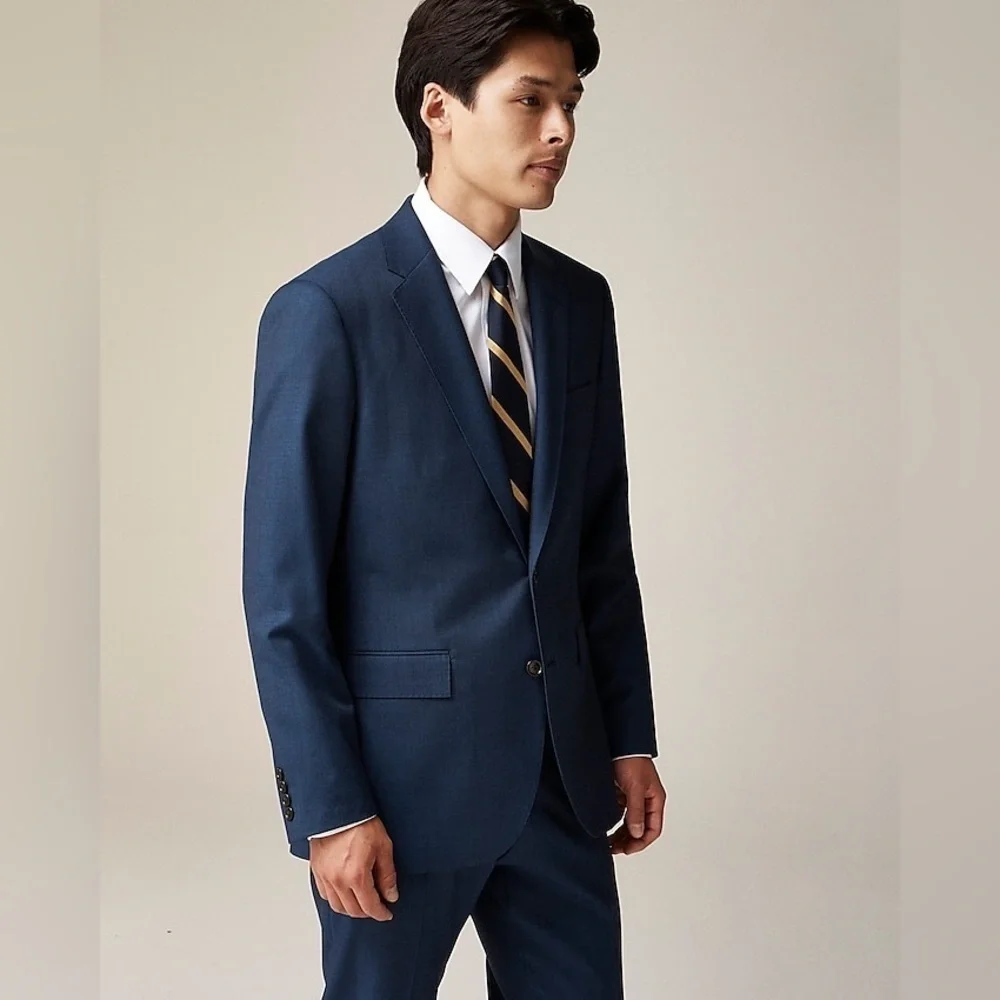 J Crew Ludlow Slim-fit suit jacket in Italian worsted wool BZ634